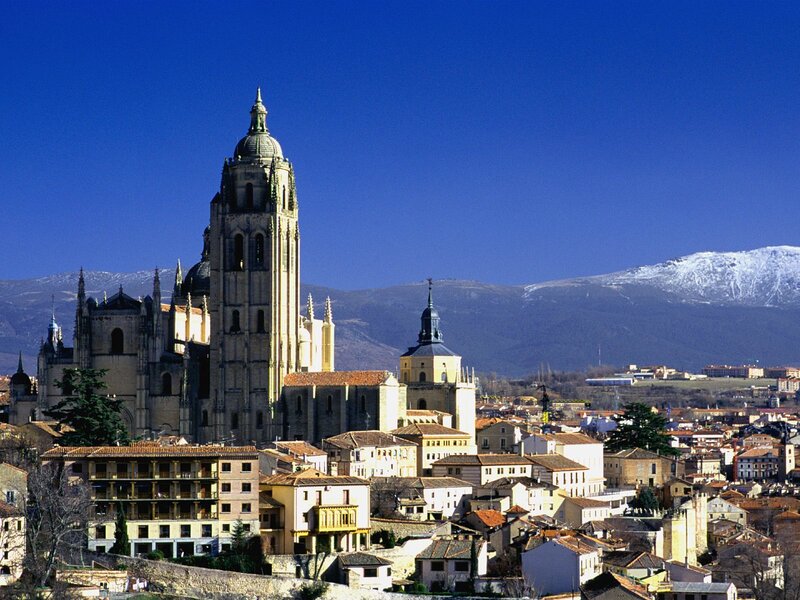 Salamanca Cathedral and cityscape