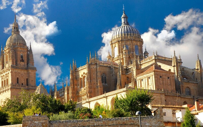Salamanca Cathedral — Blue