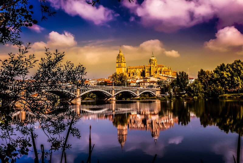 Salamanca Cathedral — Purple