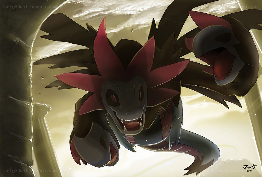Salamence in a cave