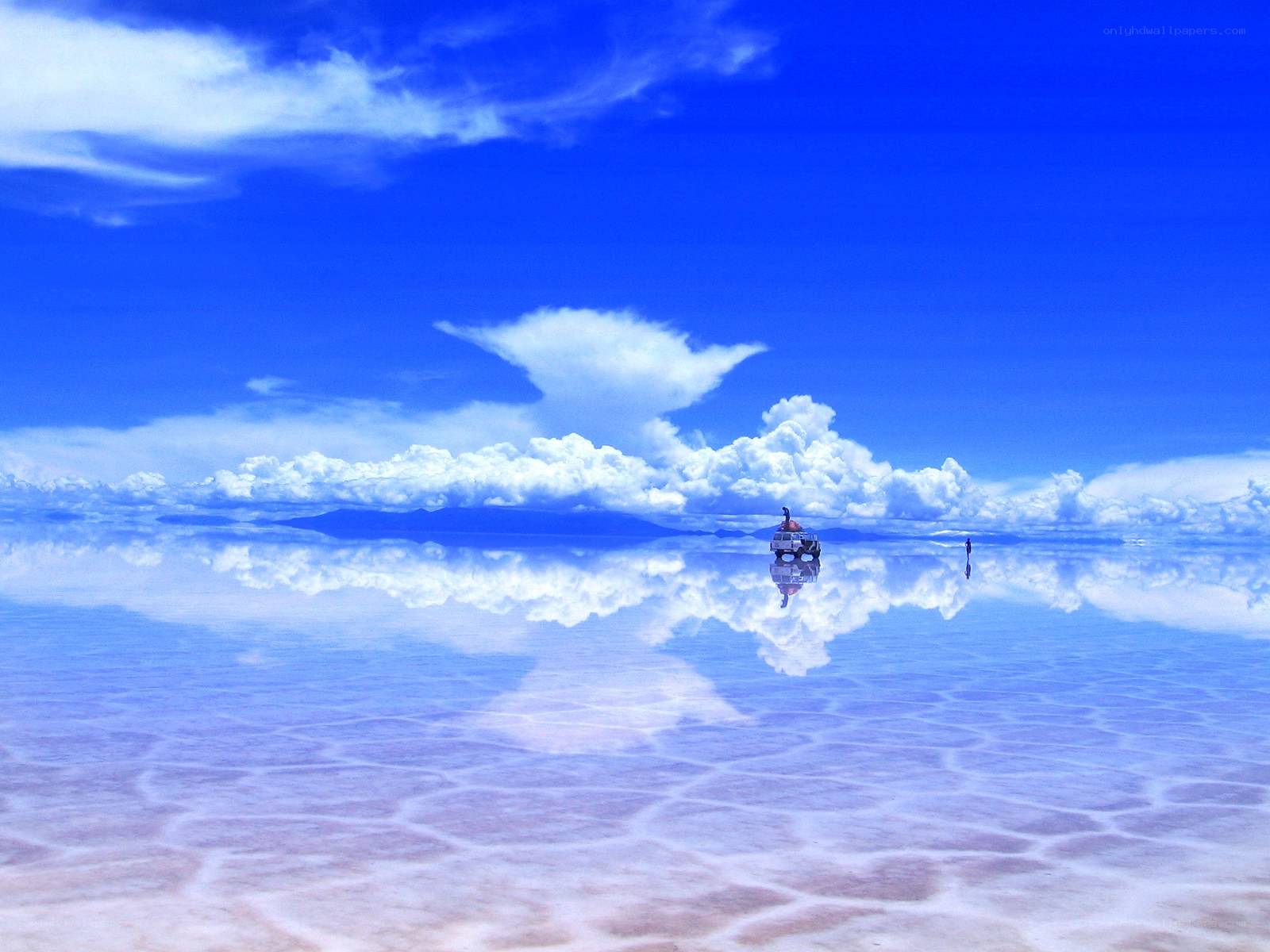 Salar de Uyuni reflective landscape