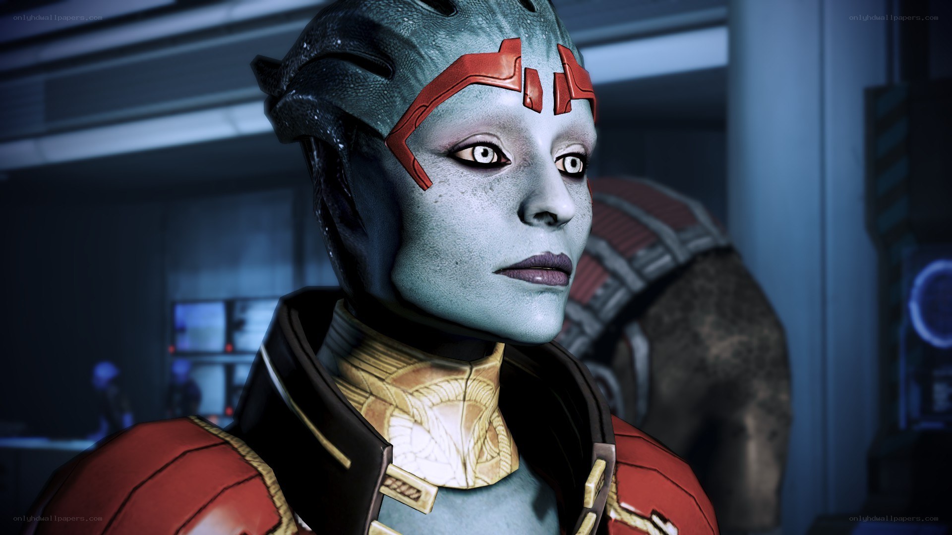 Salarian character from Mass Effect