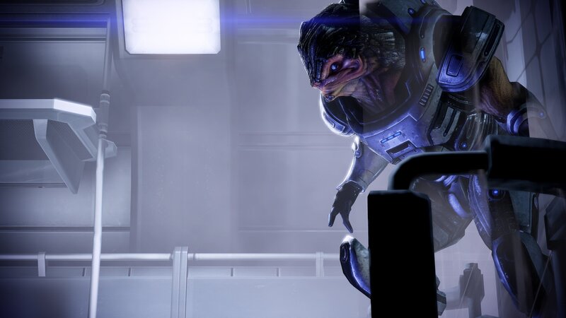Salarian Character in Armor — Purple