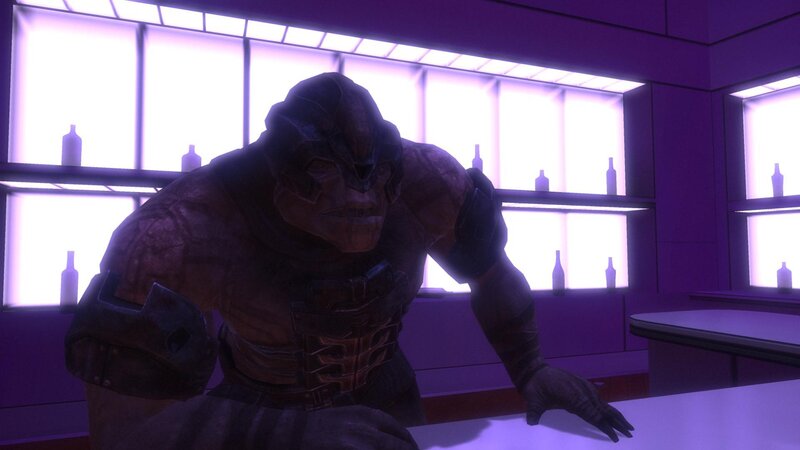 Salarian Character in Bar