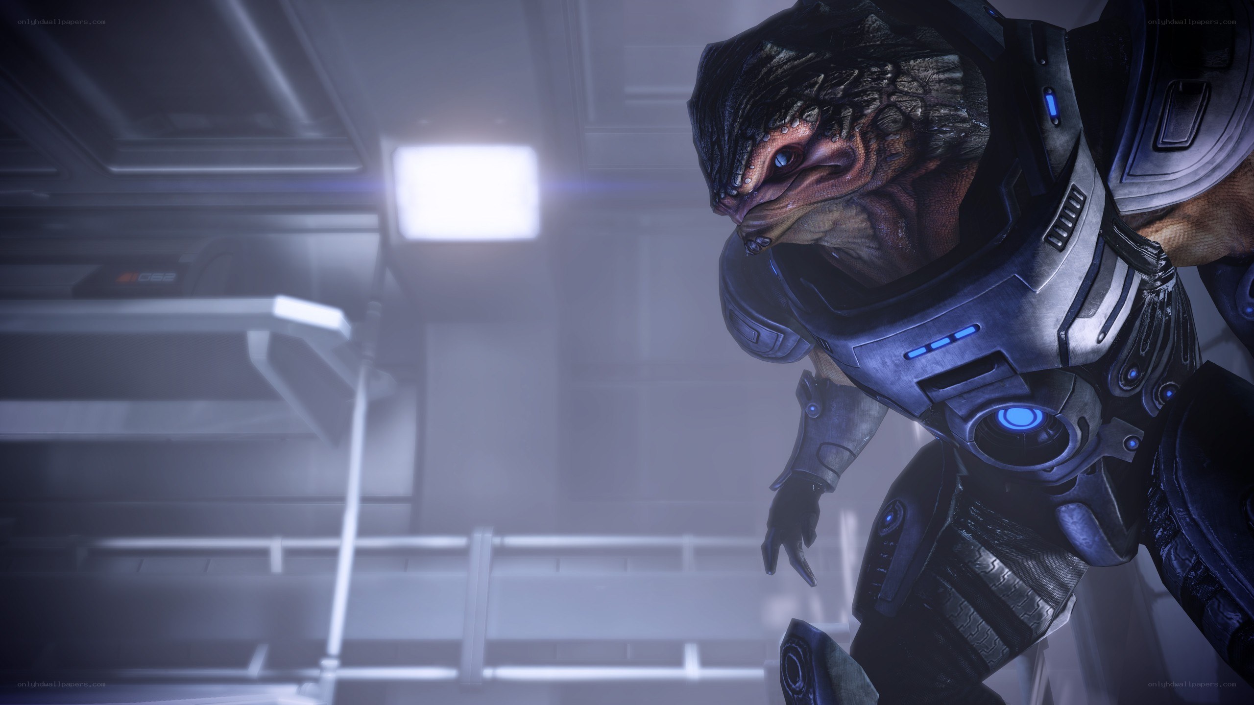 Salarian soldier in armor