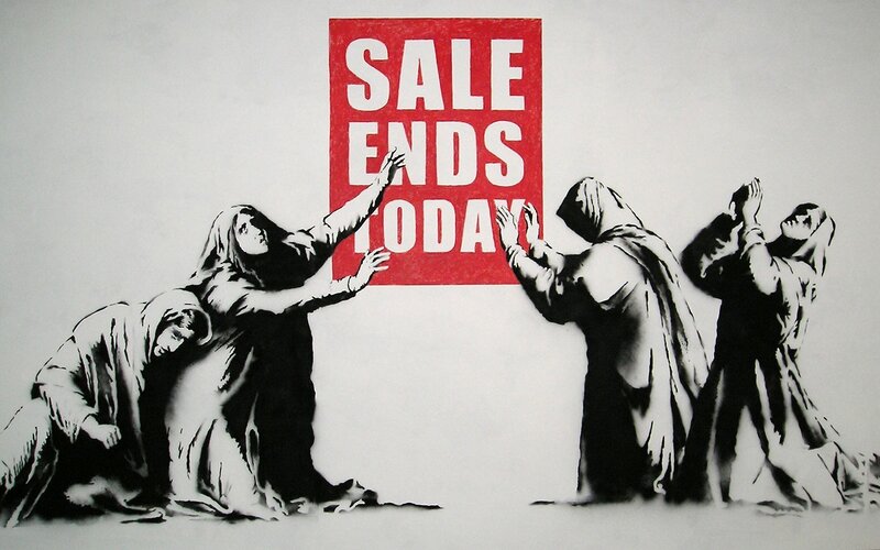 Sale Ends Today Graffiti Art