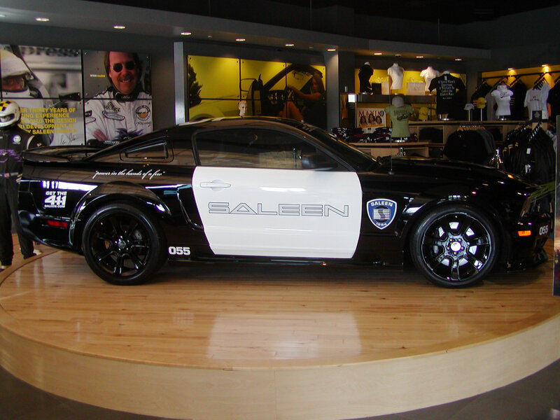 Saleen Mustang on display