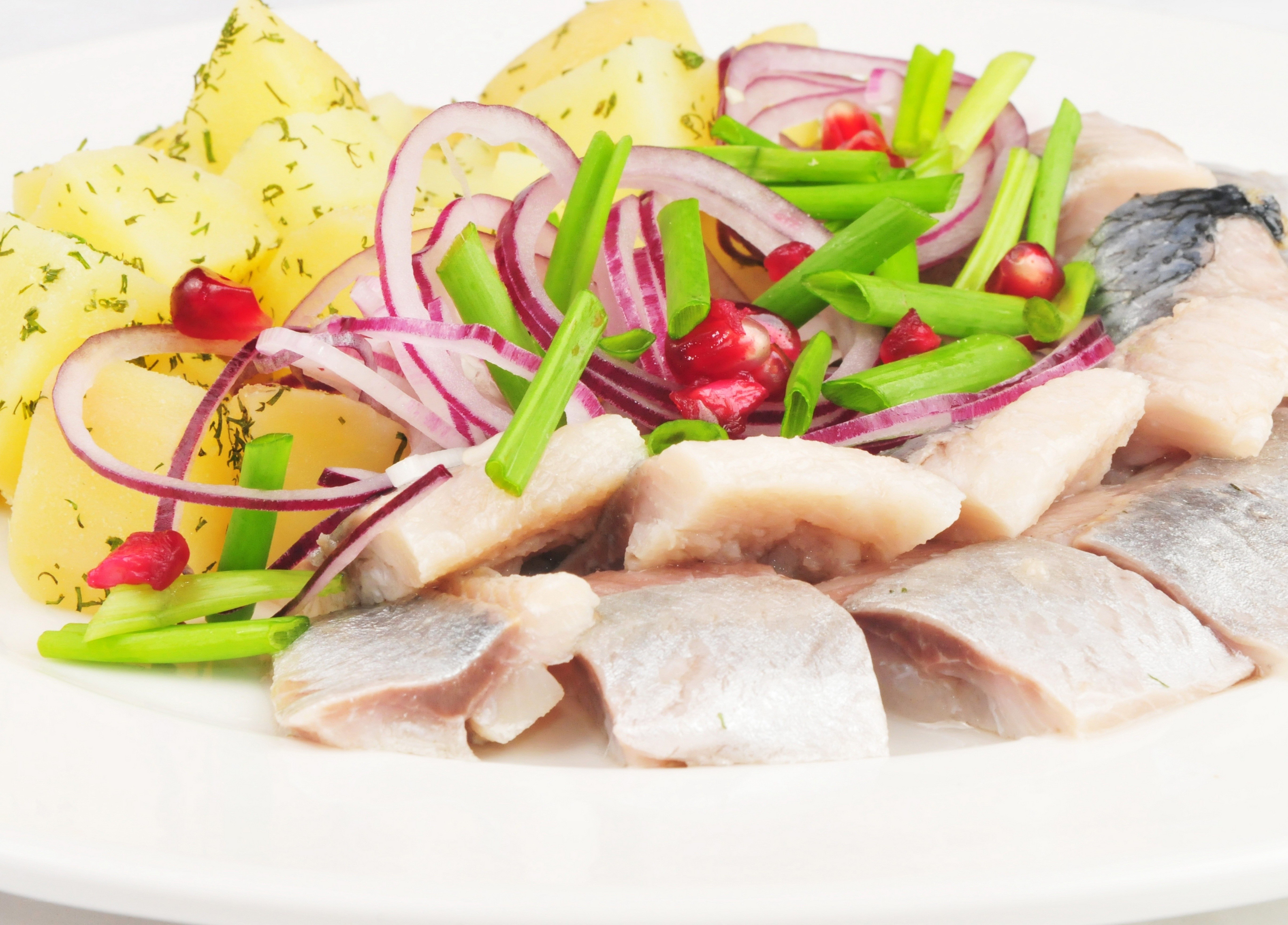 Salmon and potato salad