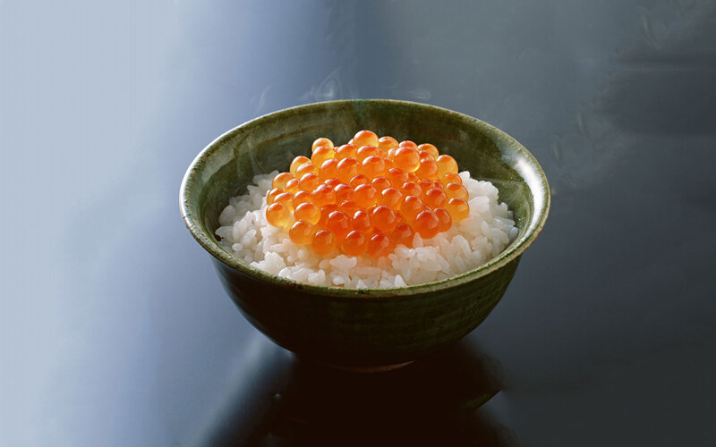 Salmon Roe on Rice