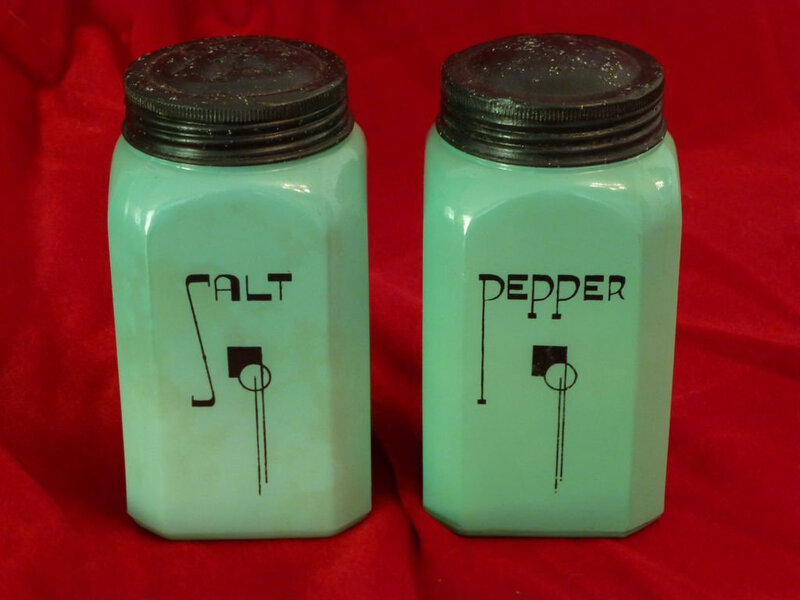 Salt and Pepper Shakers — Red