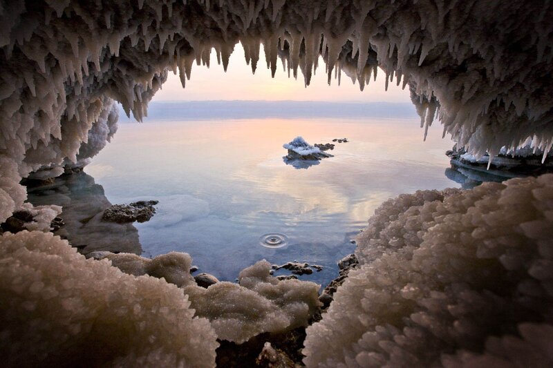 Salt Cave Stalactites