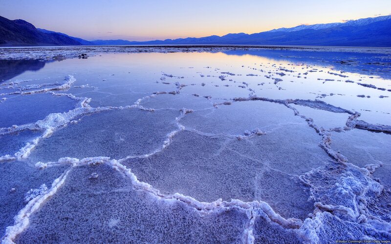 Salt Flats at Dusk