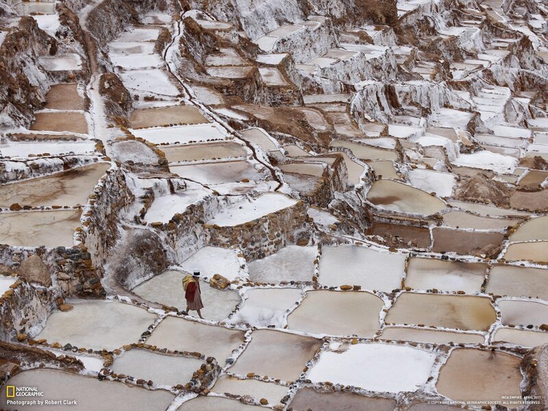Salt flats of the Inca Empire