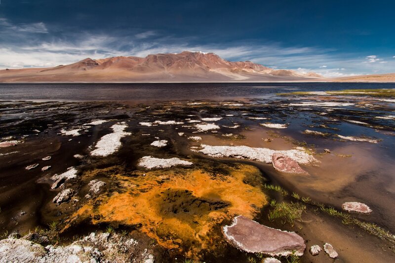 Salt Flats with Mountains