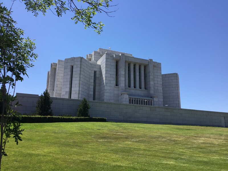 Salt Lake Temple — Green