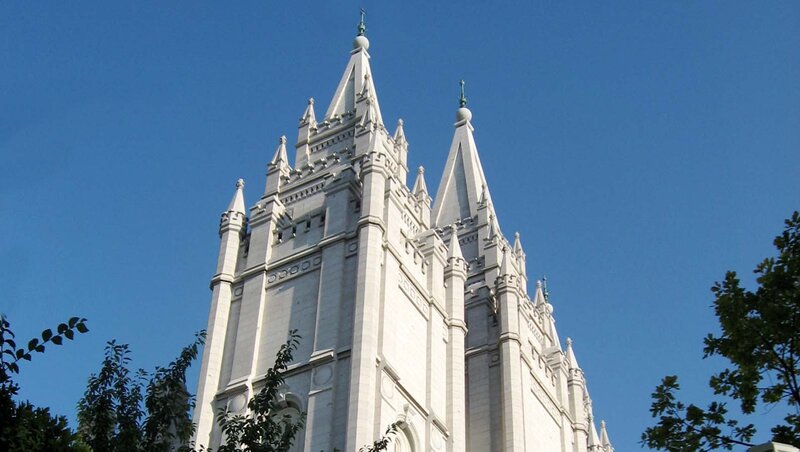 Salt Lake Temple — White