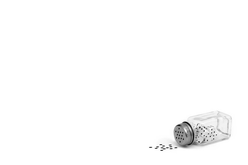 Salt Shaker with Dice