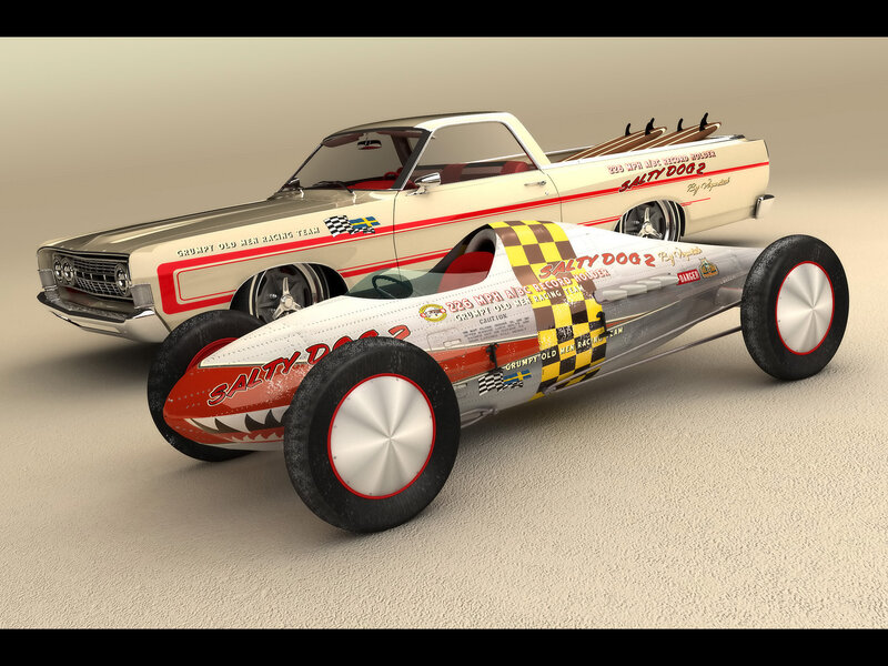 Salty Dog 2 Race Car