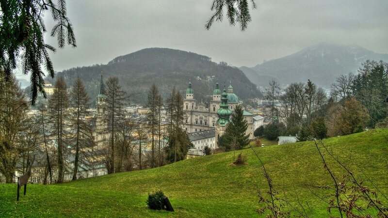 Salzburg Cathedral View