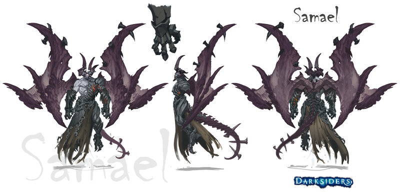 Samael character design