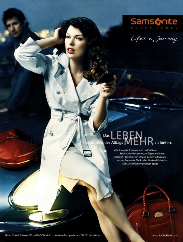 Samsonite Black Label ad