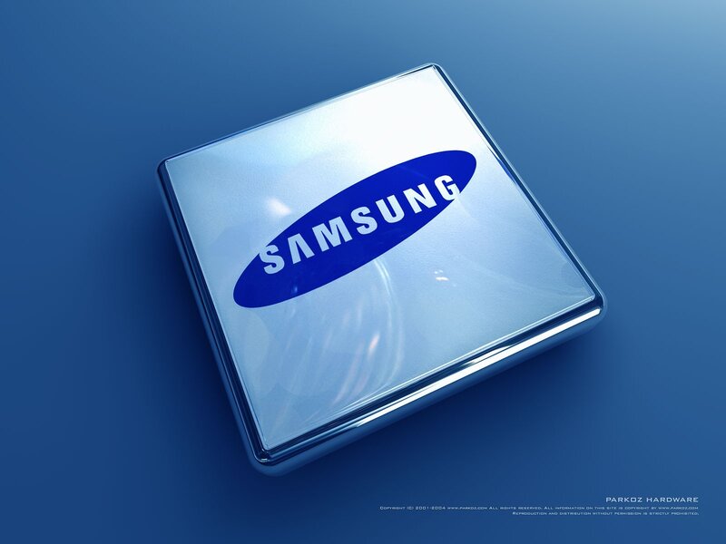Samsung Logo on Chip