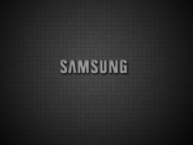 Samsung Logo on Grid