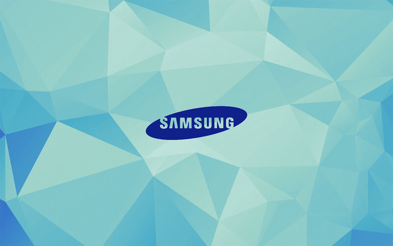 Samsung Logo on Pattern