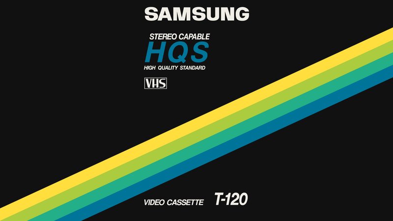 Samsung VHS Cassette — Black