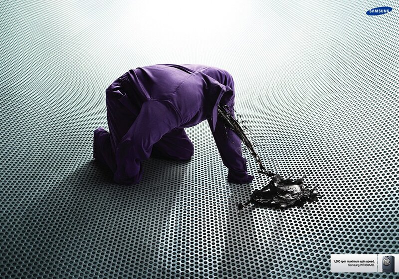Samsung washing machine ad