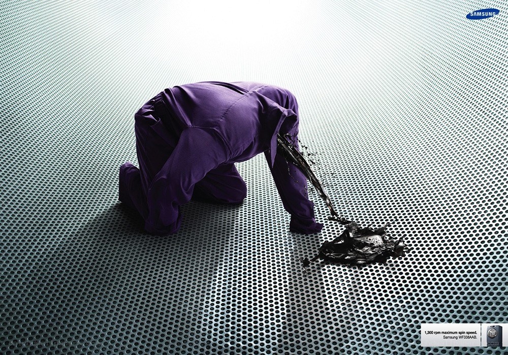 Samsung washing machine ad