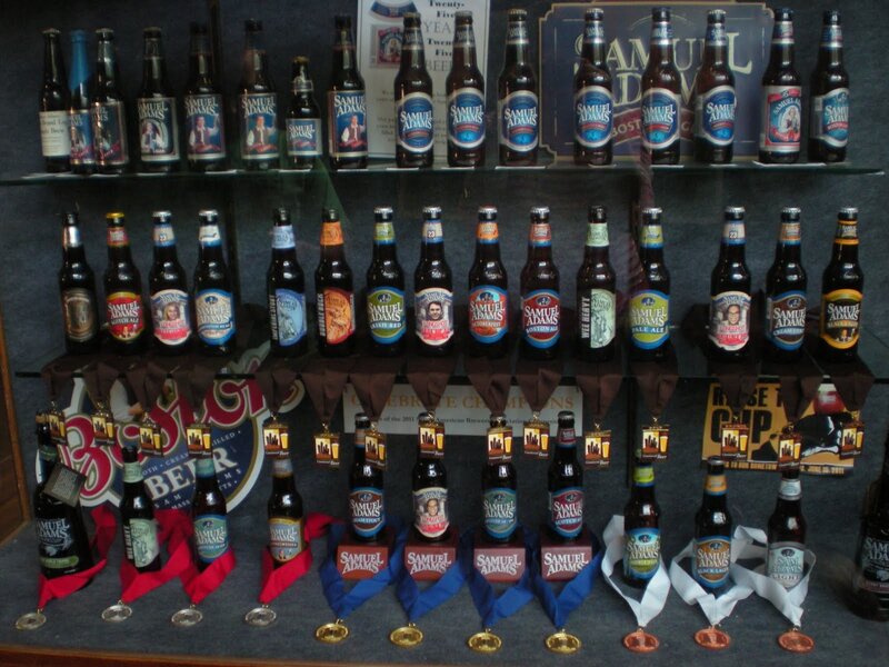 Samuel Adams beer collection