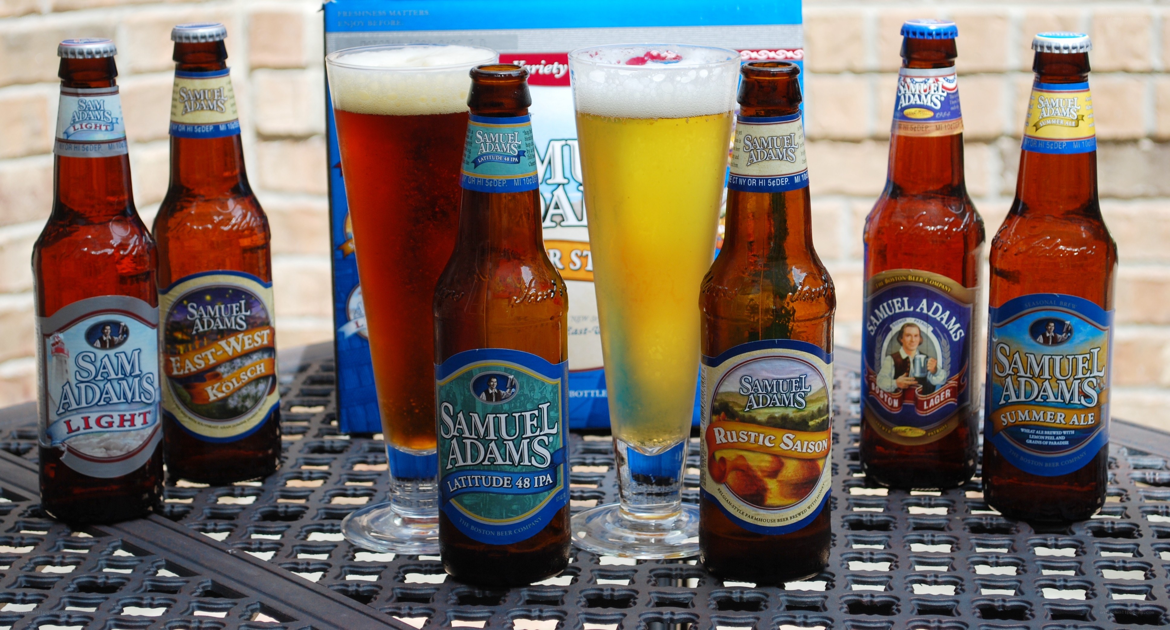 Samuel Adams beer collection