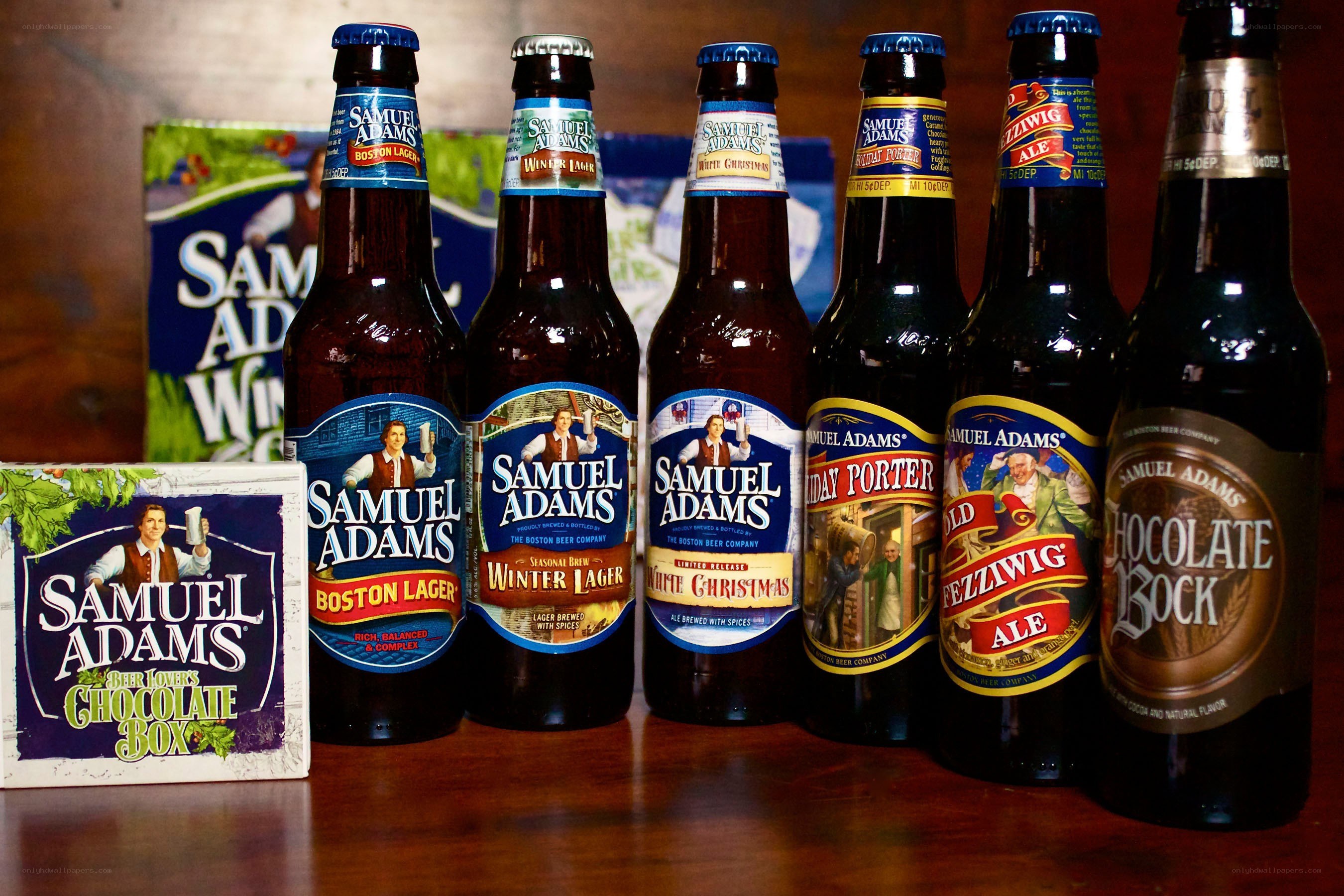 Samuel Adams beer collection