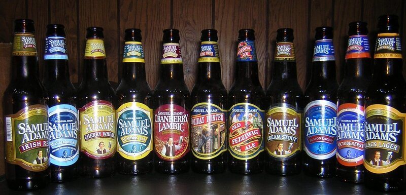 Samuel Adams beer collection
