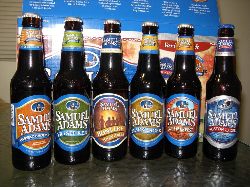 Samuel Adams beer collection