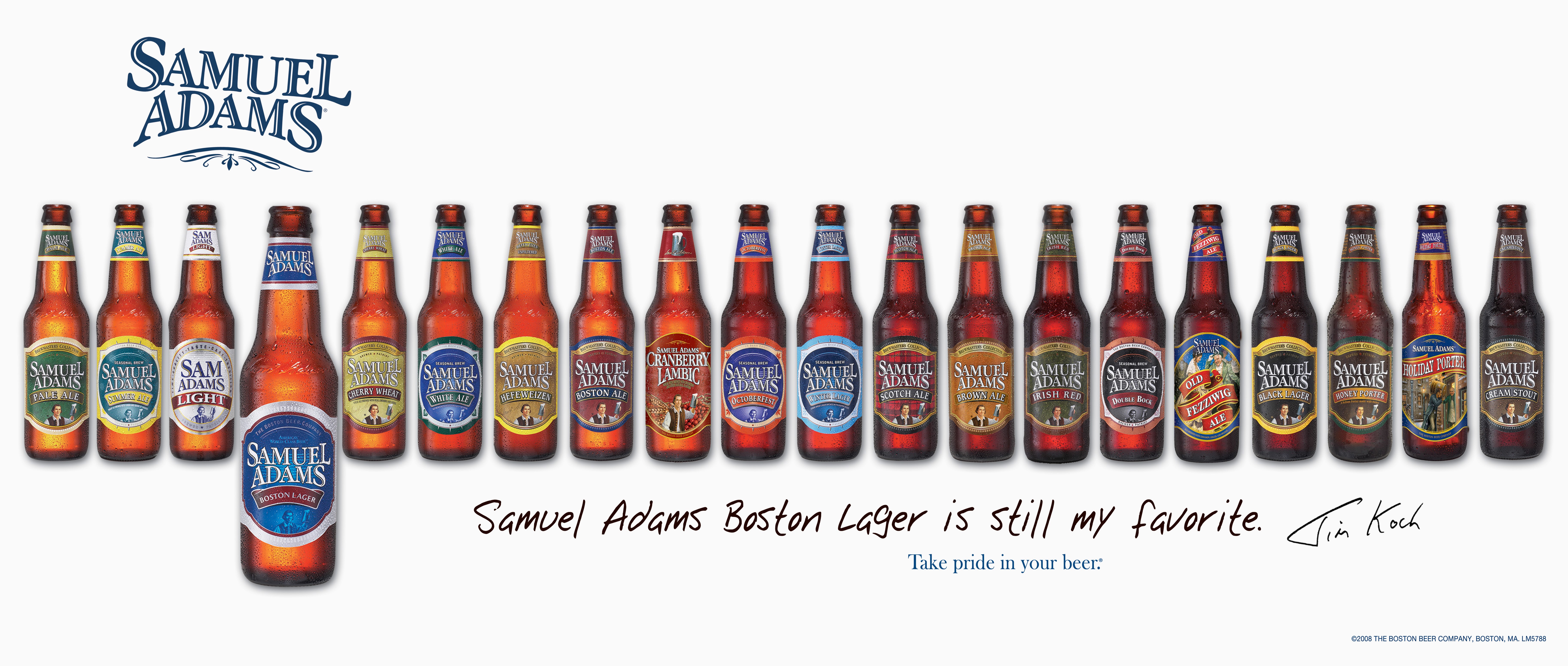 Samuel Adams beer lineup