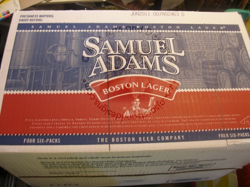 Samuel Adams Boston Lager box