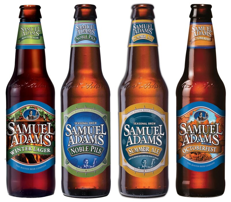 Samuel Adams seasonal beer lineup