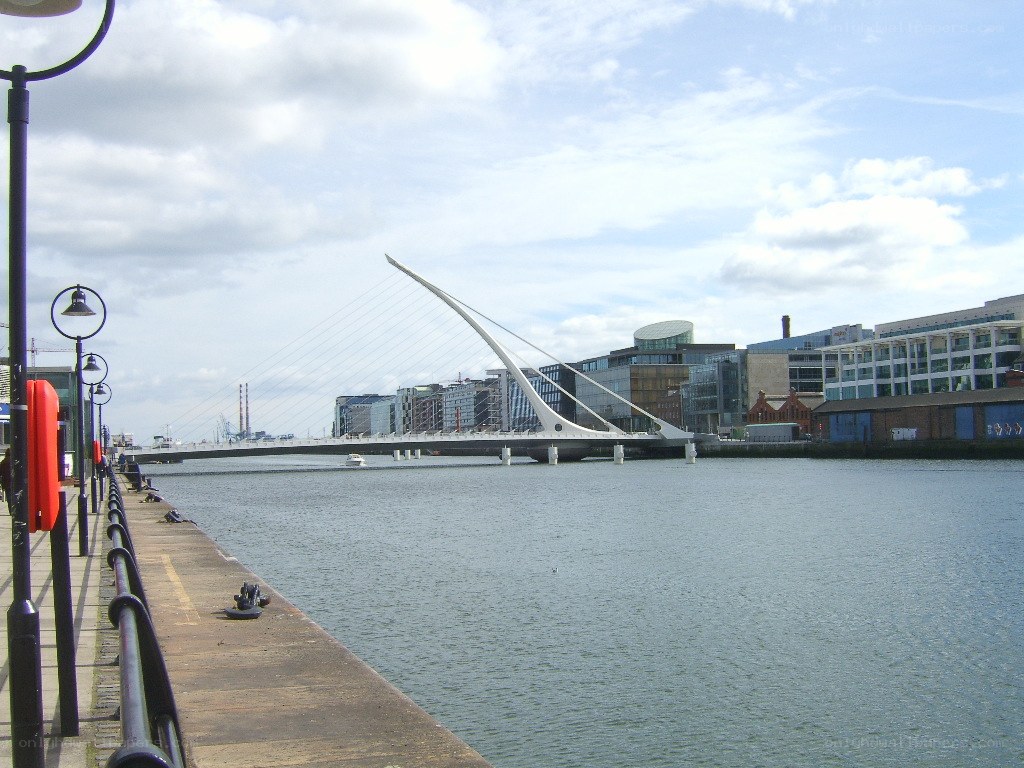 Samuel Beckett Bridge in Dublin