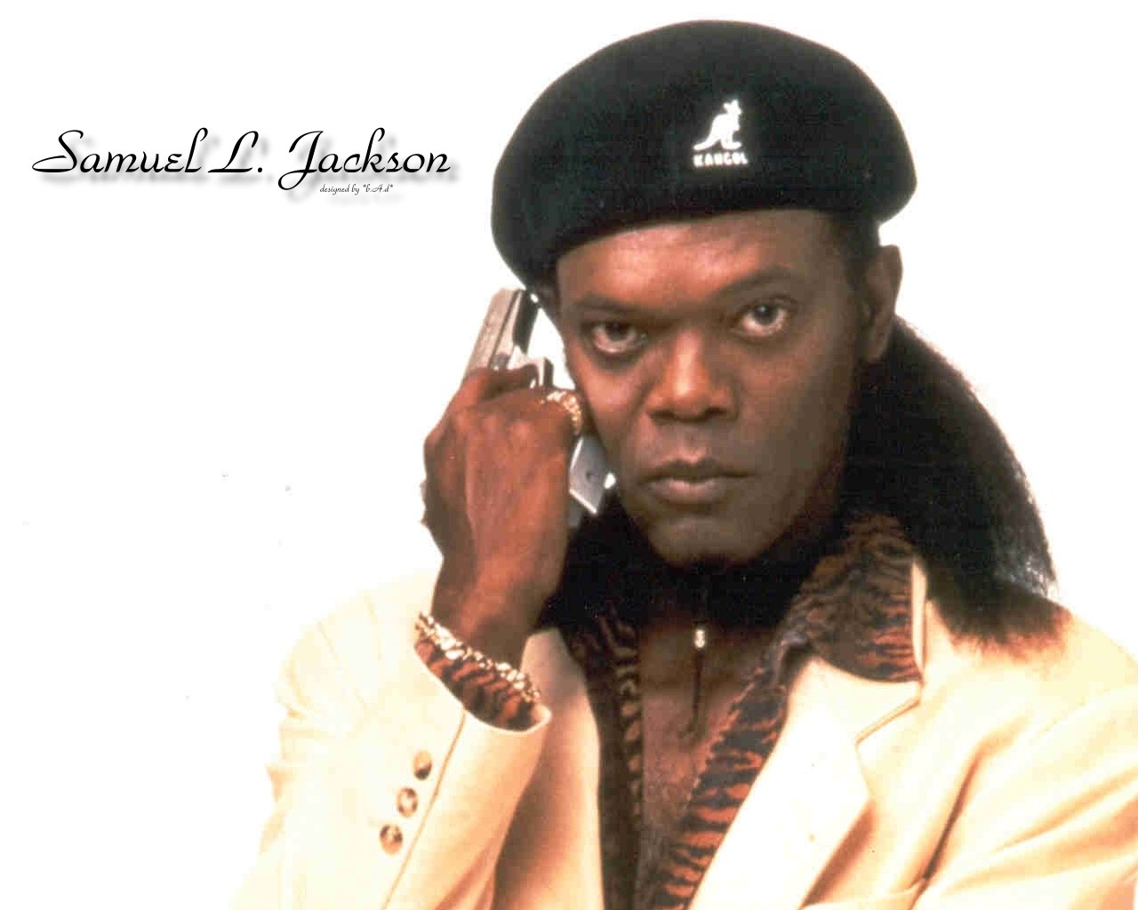 Samuel L. Jackson on phone