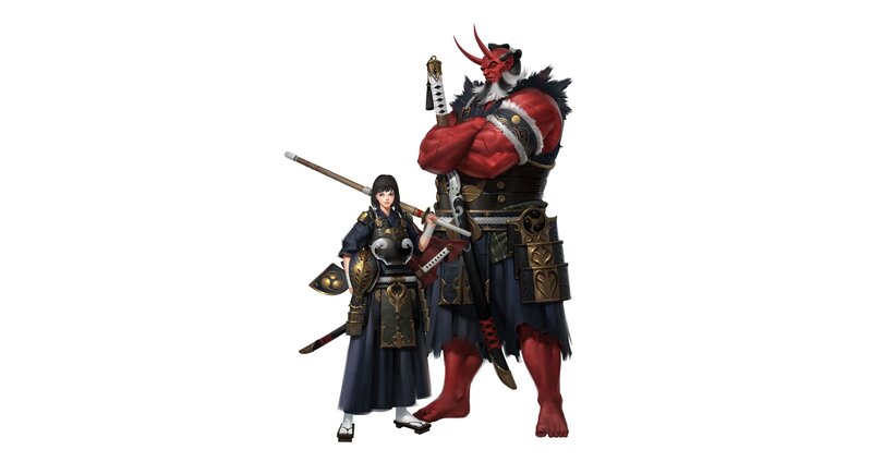 Samurai and Demon Warrior