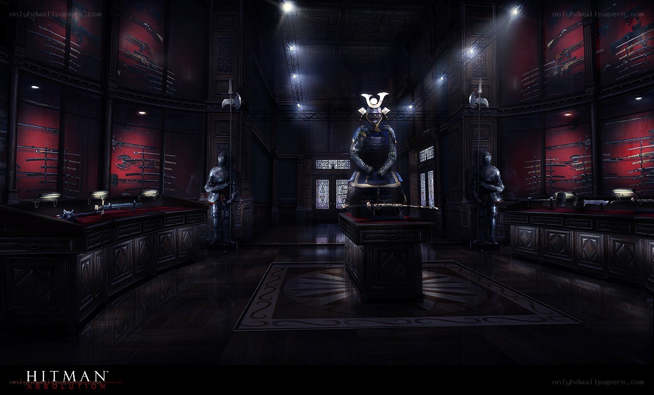 Samurai armor display room