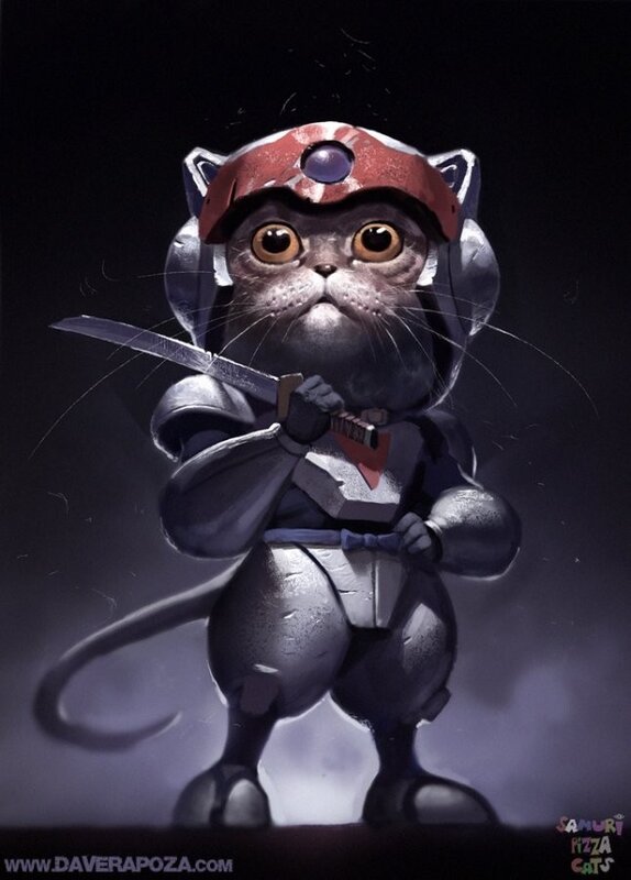 samurai cat warrior