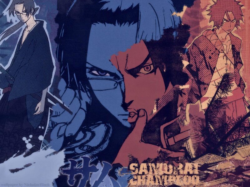 Samurai Champloo anime collage