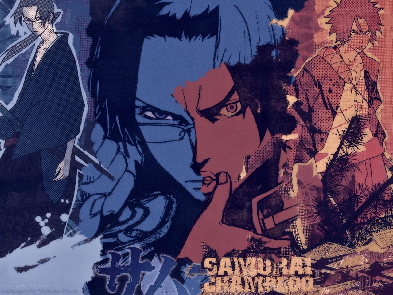 Samurai Champloo anime collage