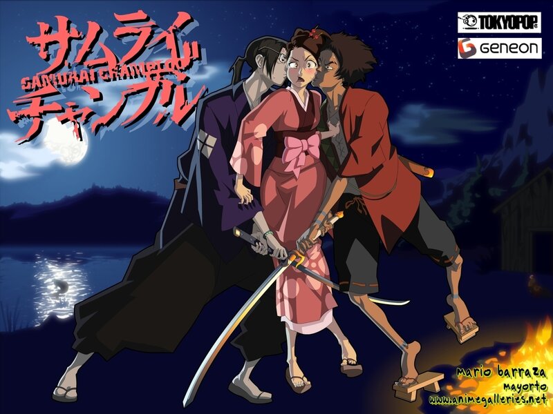 Samurai Champloo anime scene