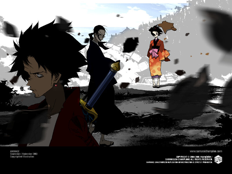 Samurai Champloo anime scene