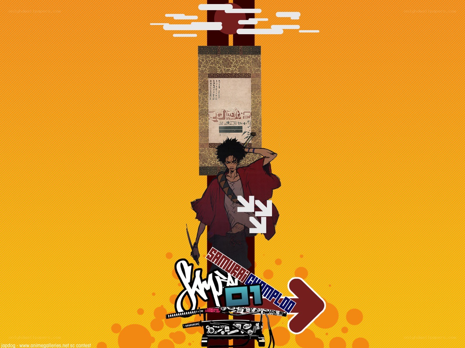 Samurai Champloo character art