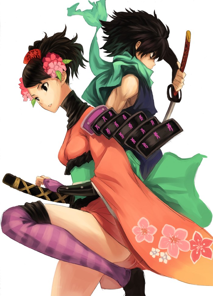 samurai duo in action